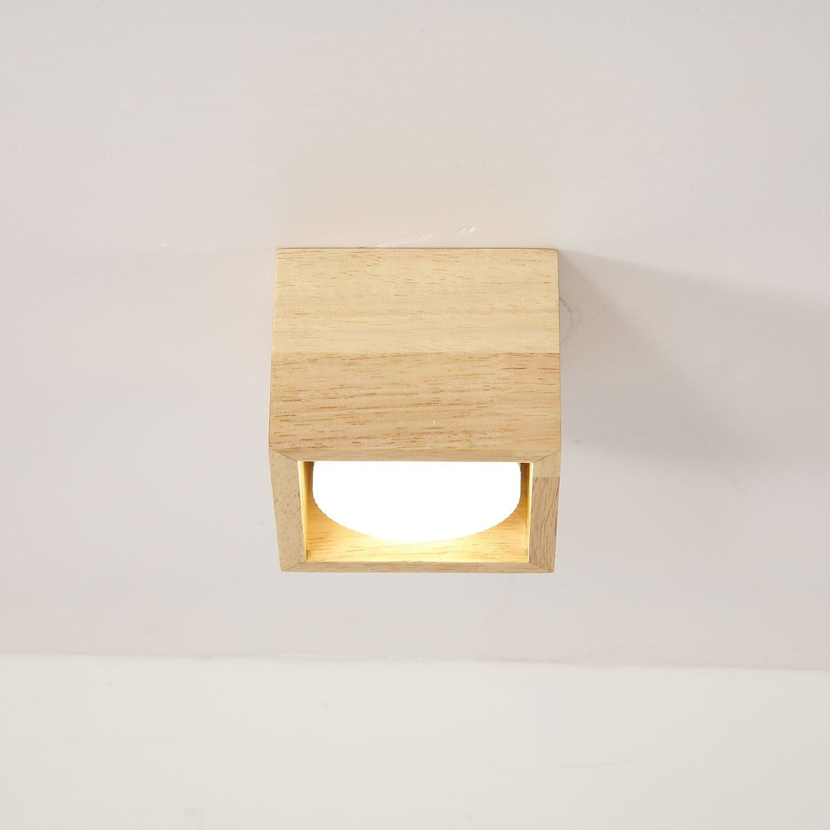 Eliza Minimalistisch Hout Plafondlamp
