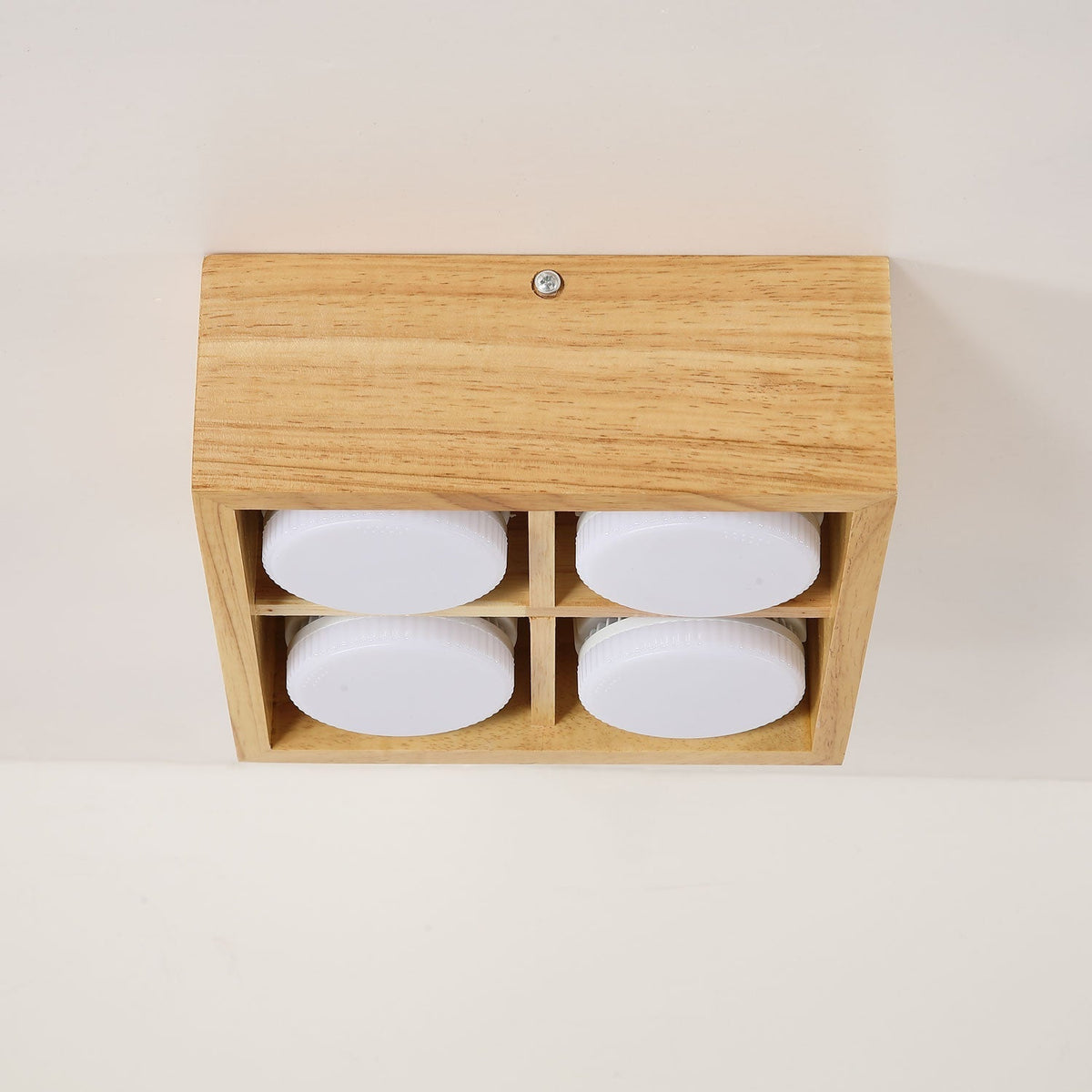 Eliza Minimalistisch Hout Plafondlamp