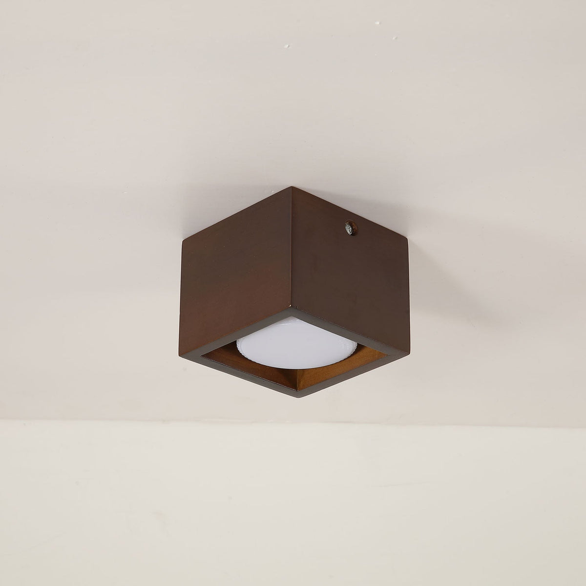 Eliza Minimalistisch Hout Plafondlamp