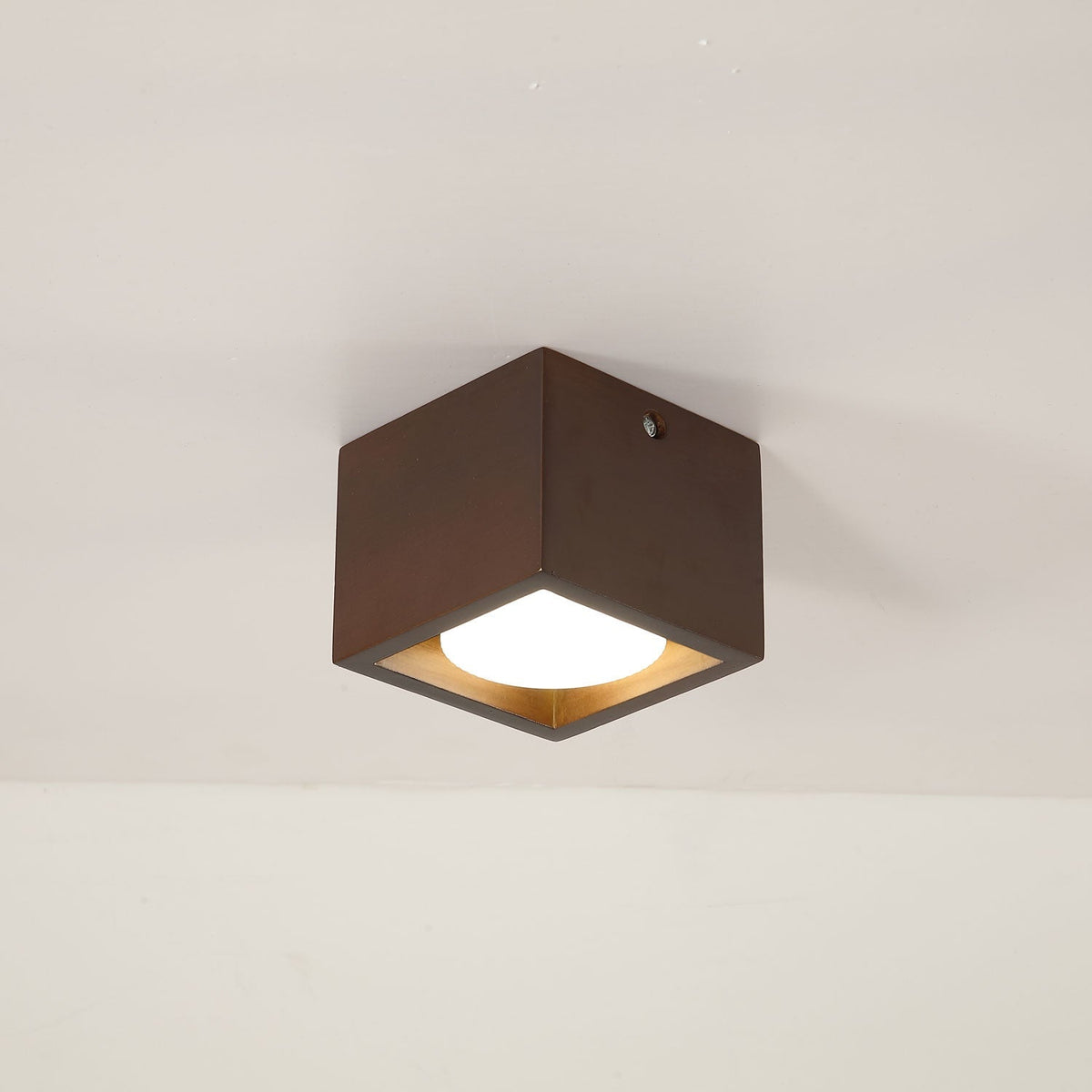Eliza Minimalistisch Hout Plafondlamp