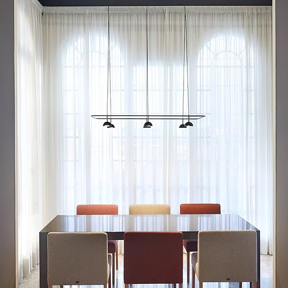 Noraora Kroonluchter LED Strak