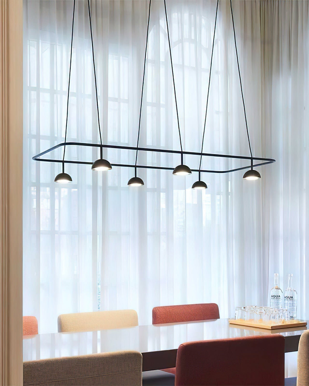 Noraora Kroonluchter LED Strak