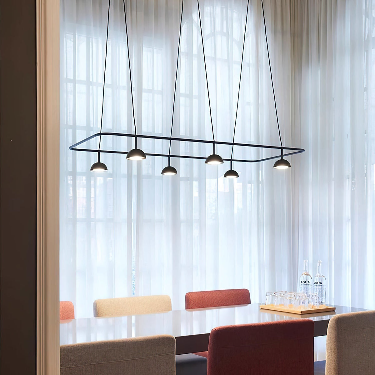 Noraora Kroonluchter LED Strak