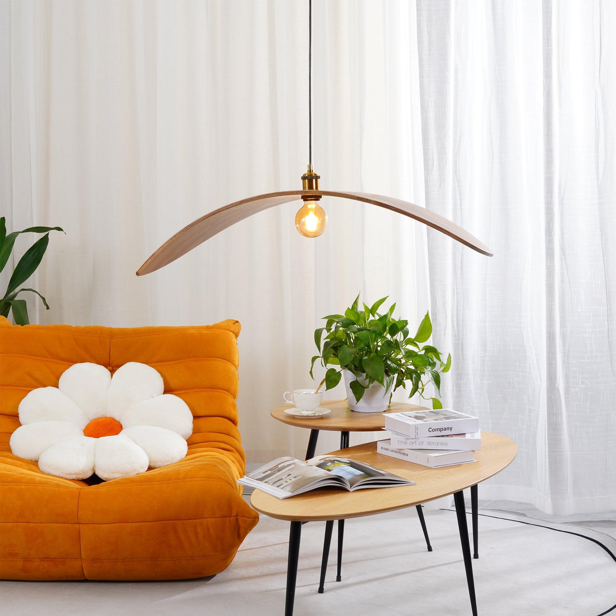 Ozawa Design LED Hanglamp Metaal/Hout Bruin Slaap/Woon/Eetkamer