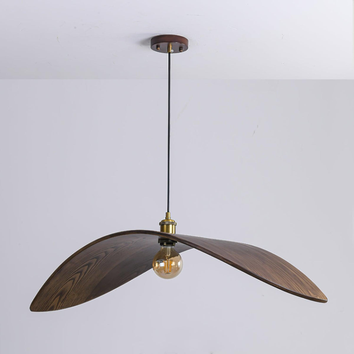 Palten Noordse kunst Houten hanglamp