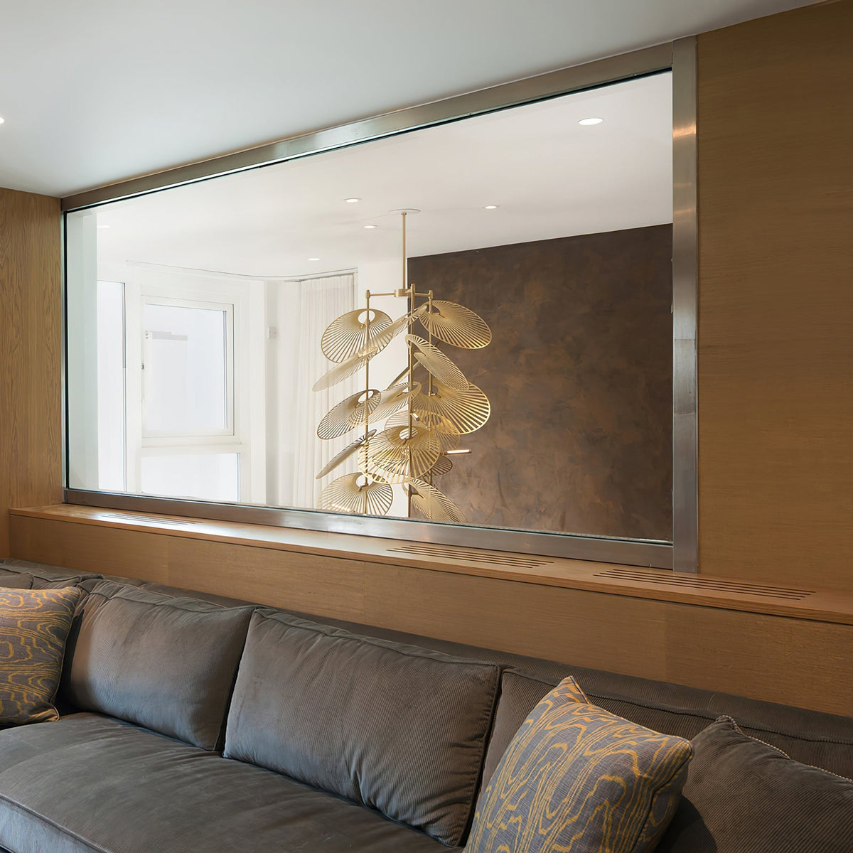 Odoraris luxe kroonluchter met bladmotief