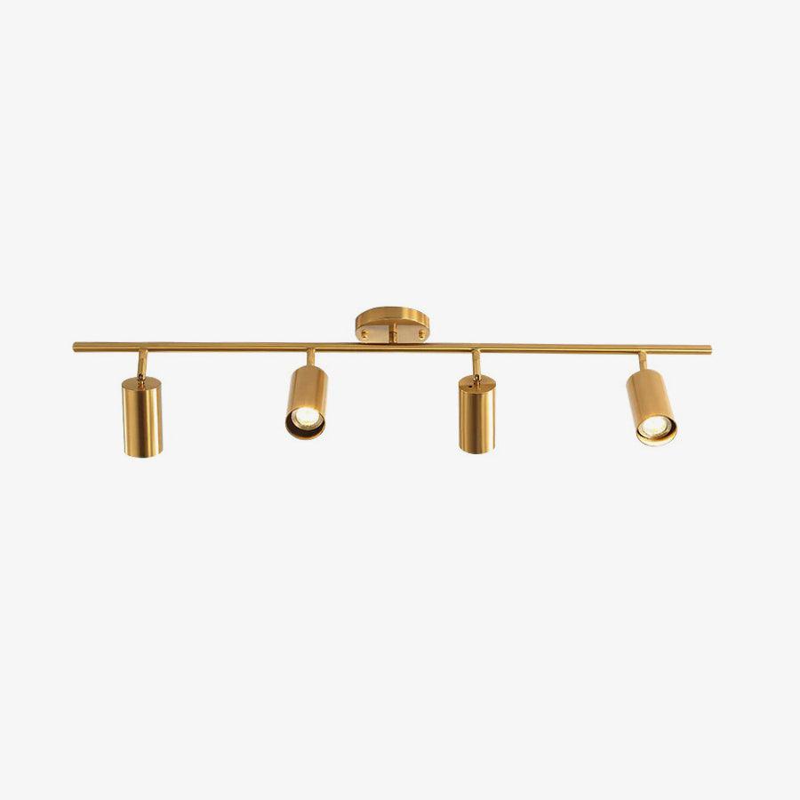 Ezveno moderne minimalistische plafondlamp van messing