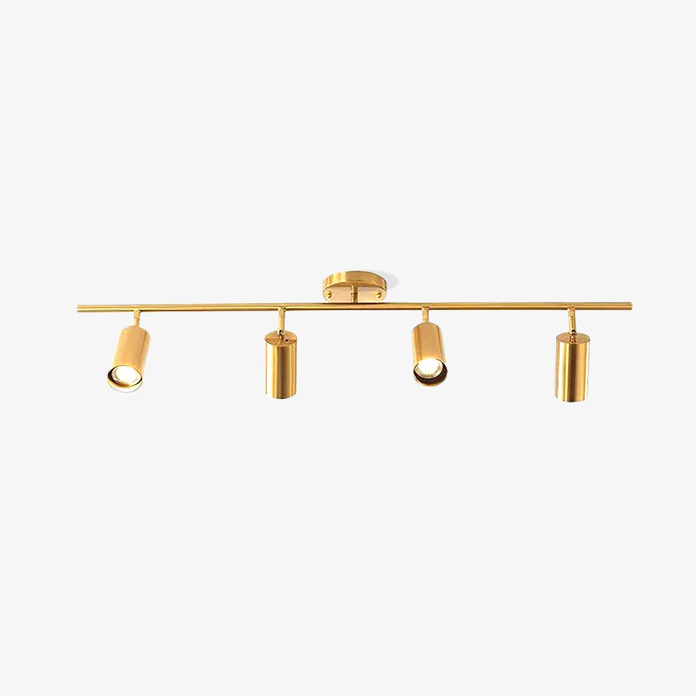 Ezveno moderne minimalistische plafondlamp van messing