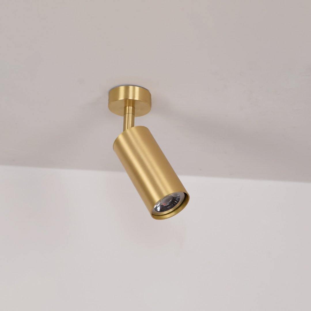 Ezveno moderne minimalistische plafondlamp van messing
