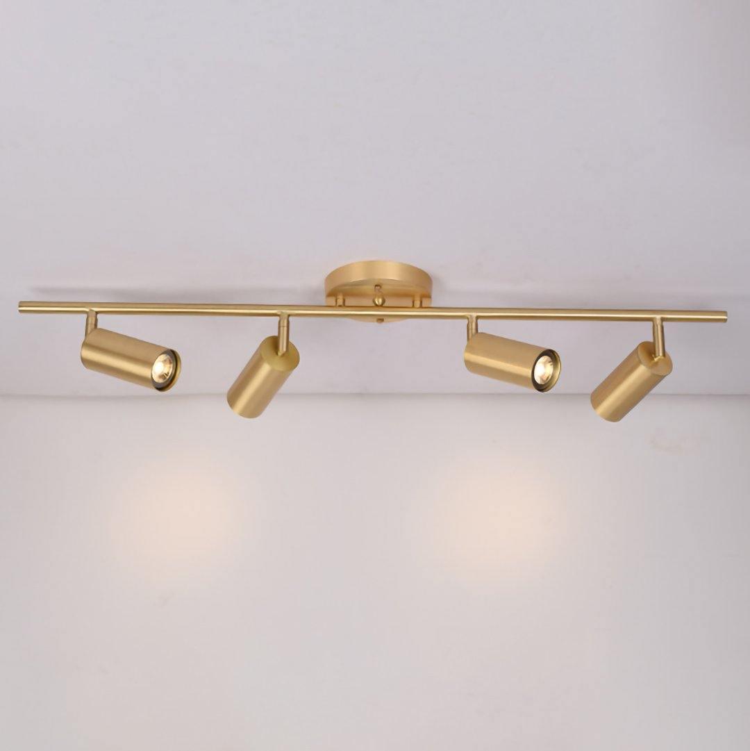 Ezveno moderne minimalistische plafondlamp van messing