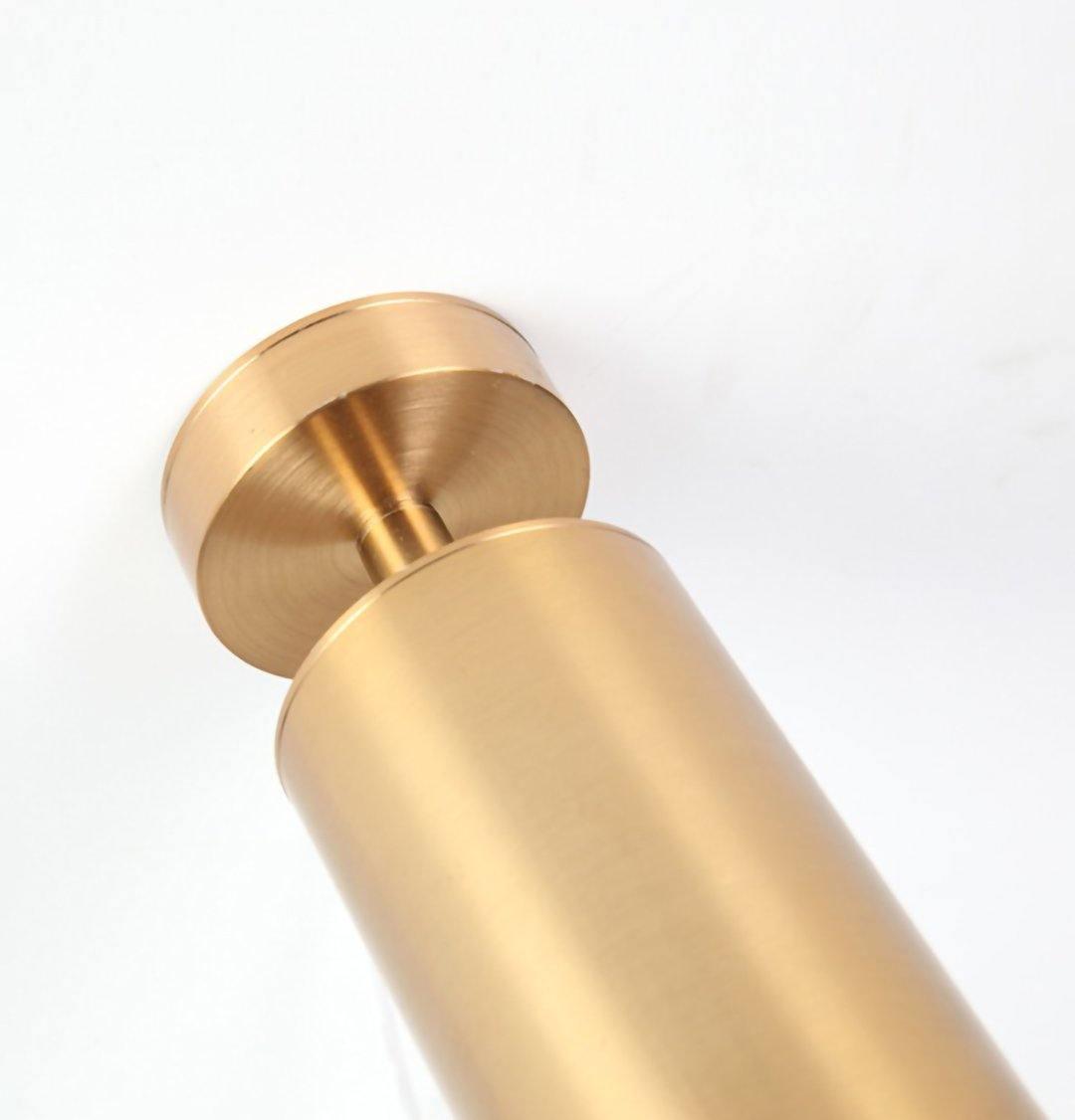 Ezveno moderne minimalistische plafondlamp van messing