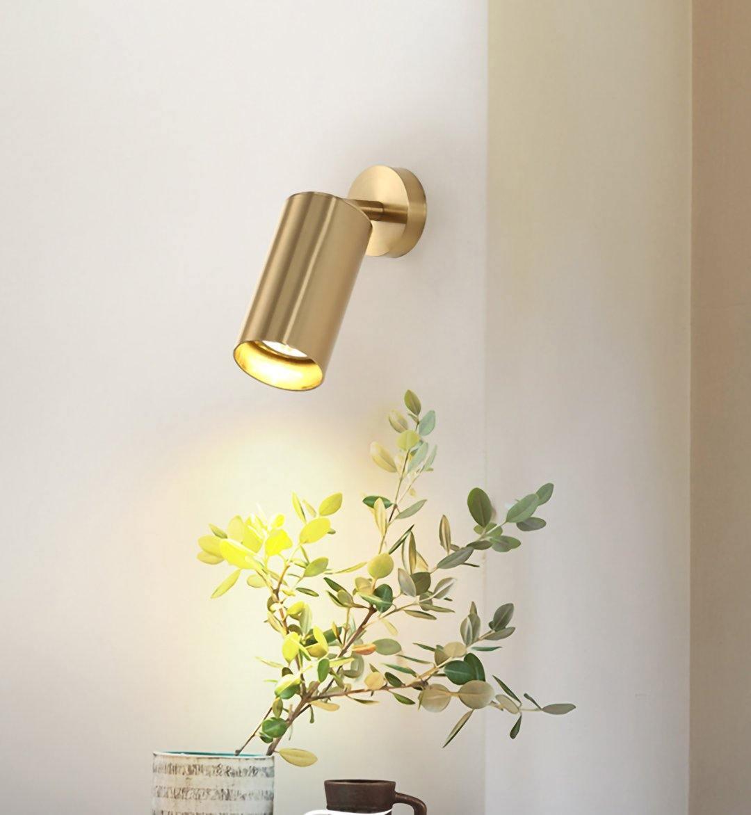 Ezveno moderne minimalistische plafondlamp van messing