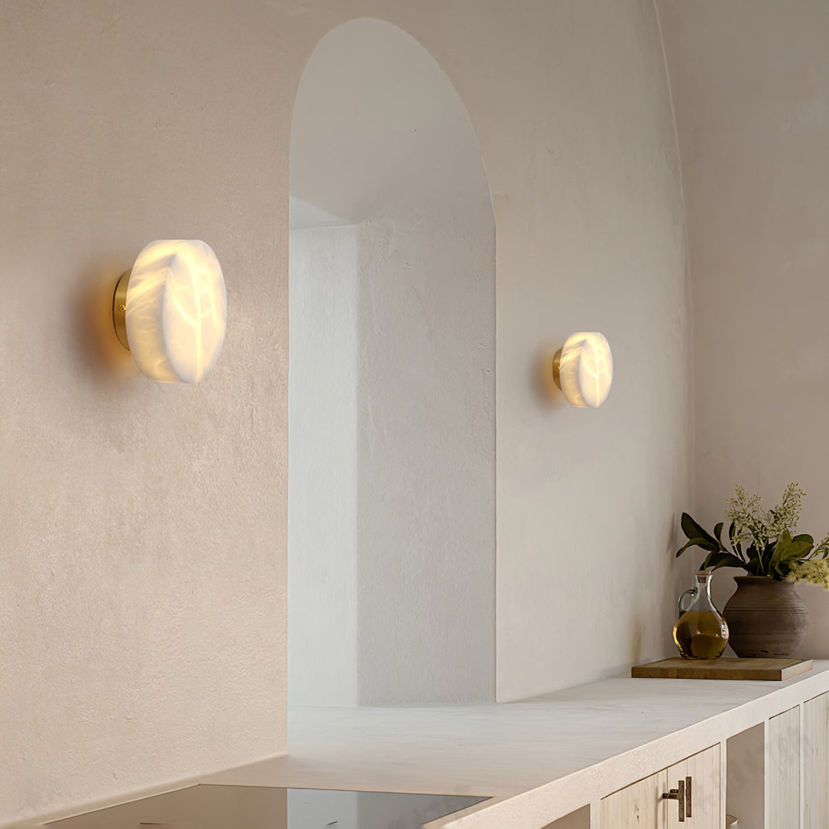 Eiraelia albasten wandlamp