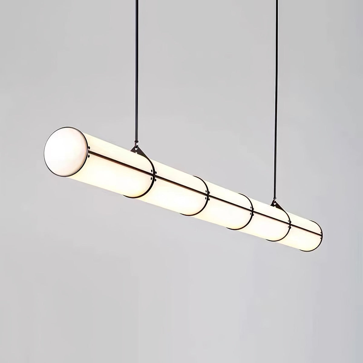 Rivenette hanglamp cilindrisch eindeloos voor eetkamer