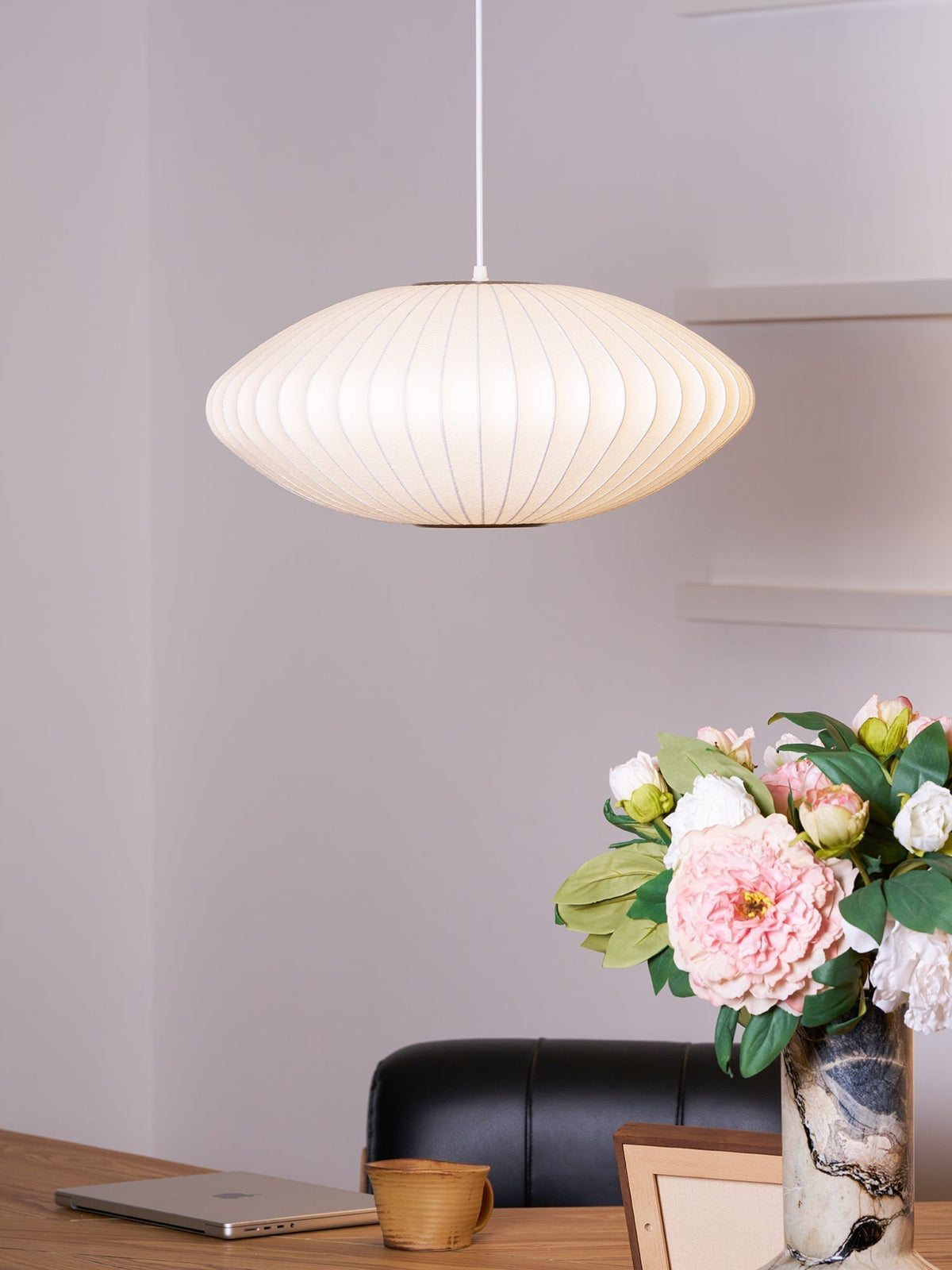 Nebula Bubble Mulberry Silk hanglamp
