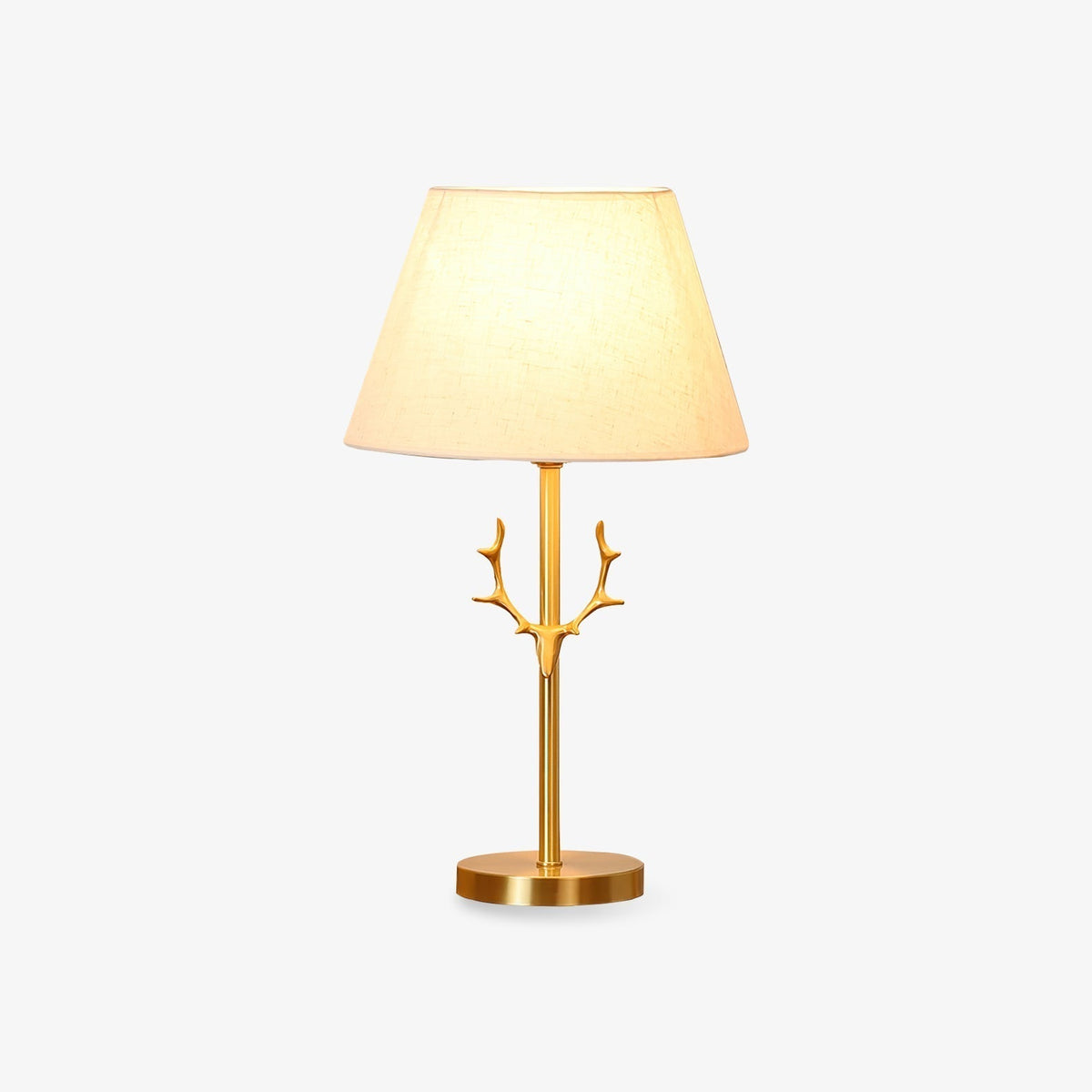 Antler elegantie messing tafellamp