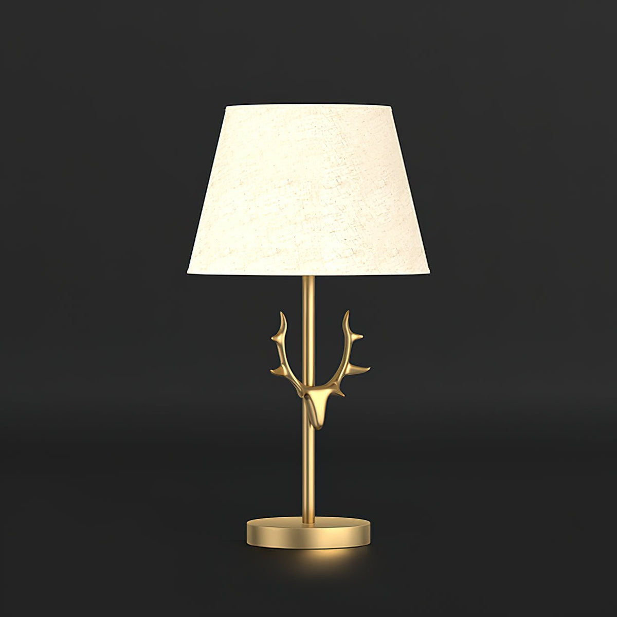 Antler elegantie messing tafellamp
