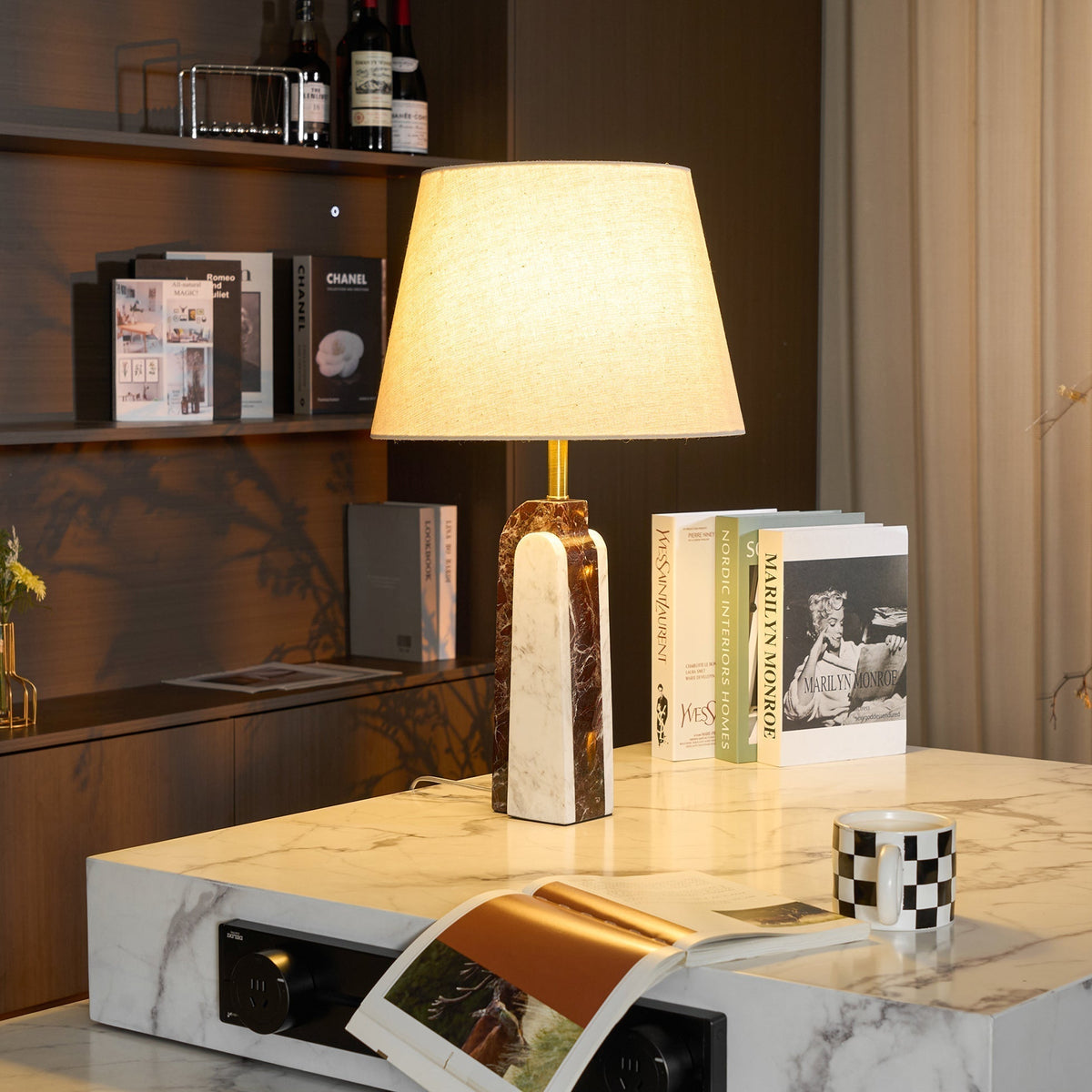 Jovix moderne tafellamp van marmer