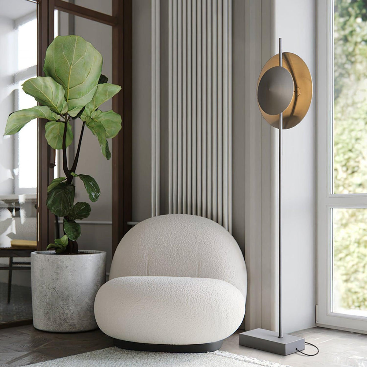 Circalla vloerlamp met dubbele toon