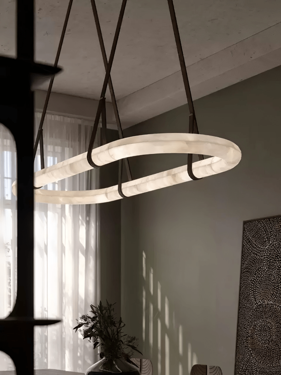Nerina hanglamp van albast