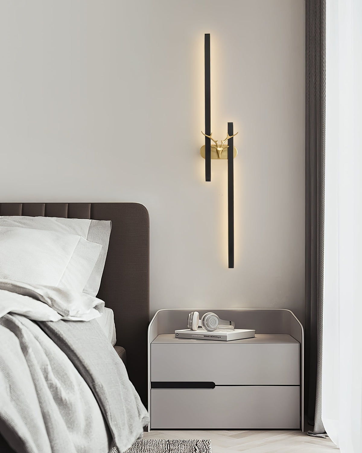 Vavinisra klassieke Herten messing wandlamp