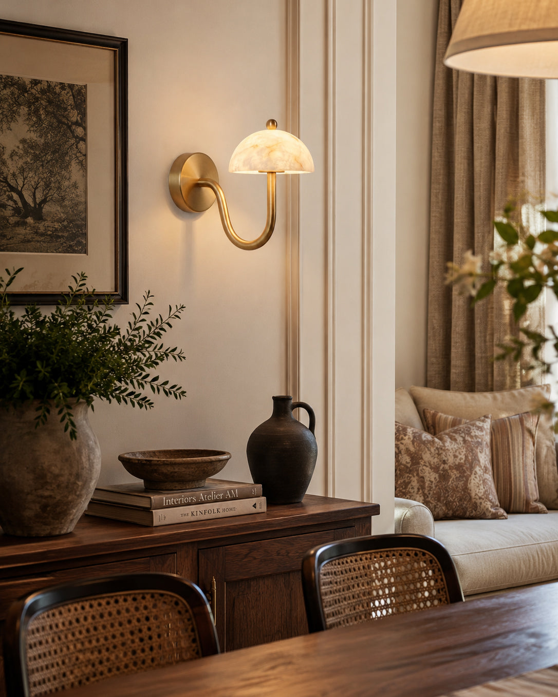 Avenoelle wandlamp Albast