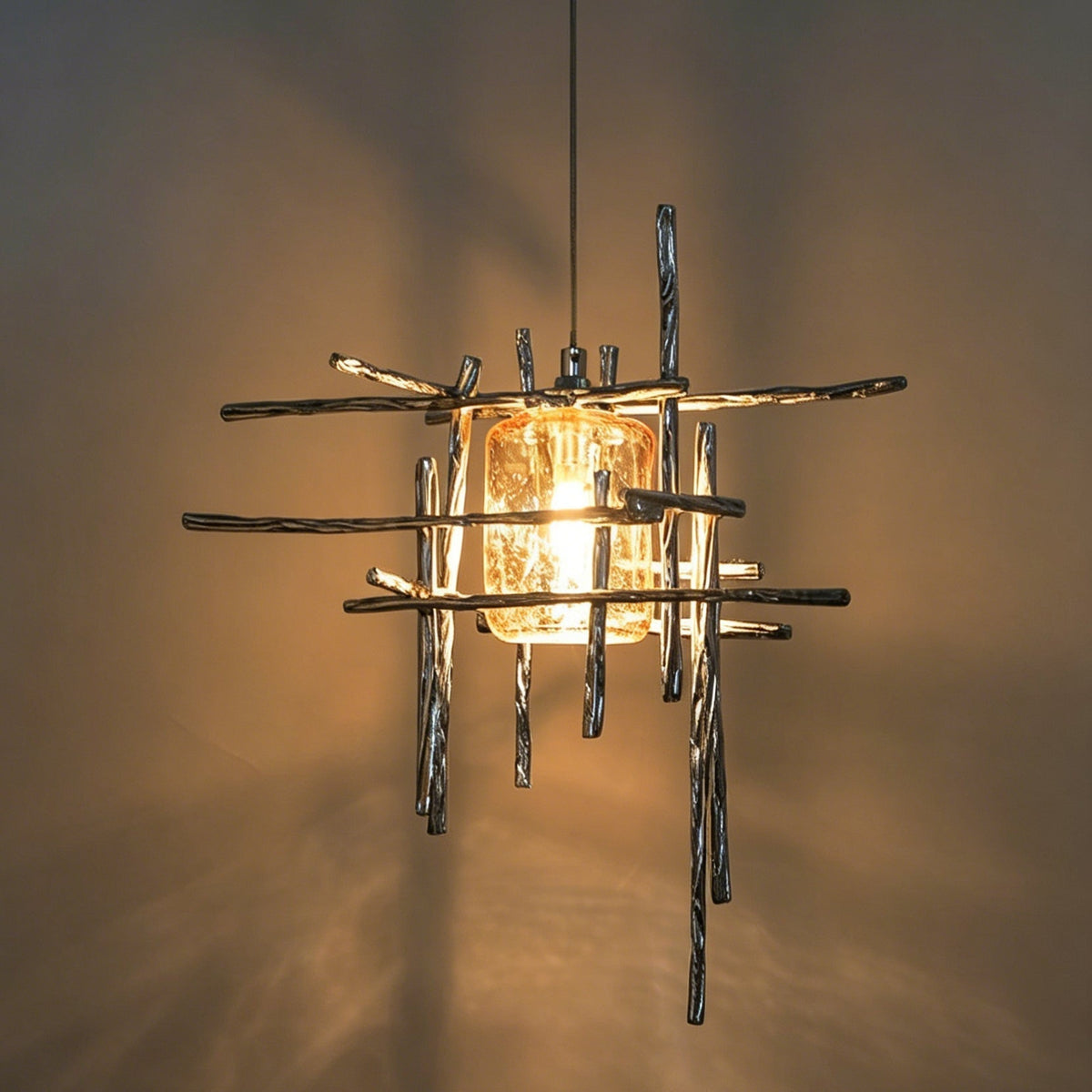 Xavier hanglamp met glas