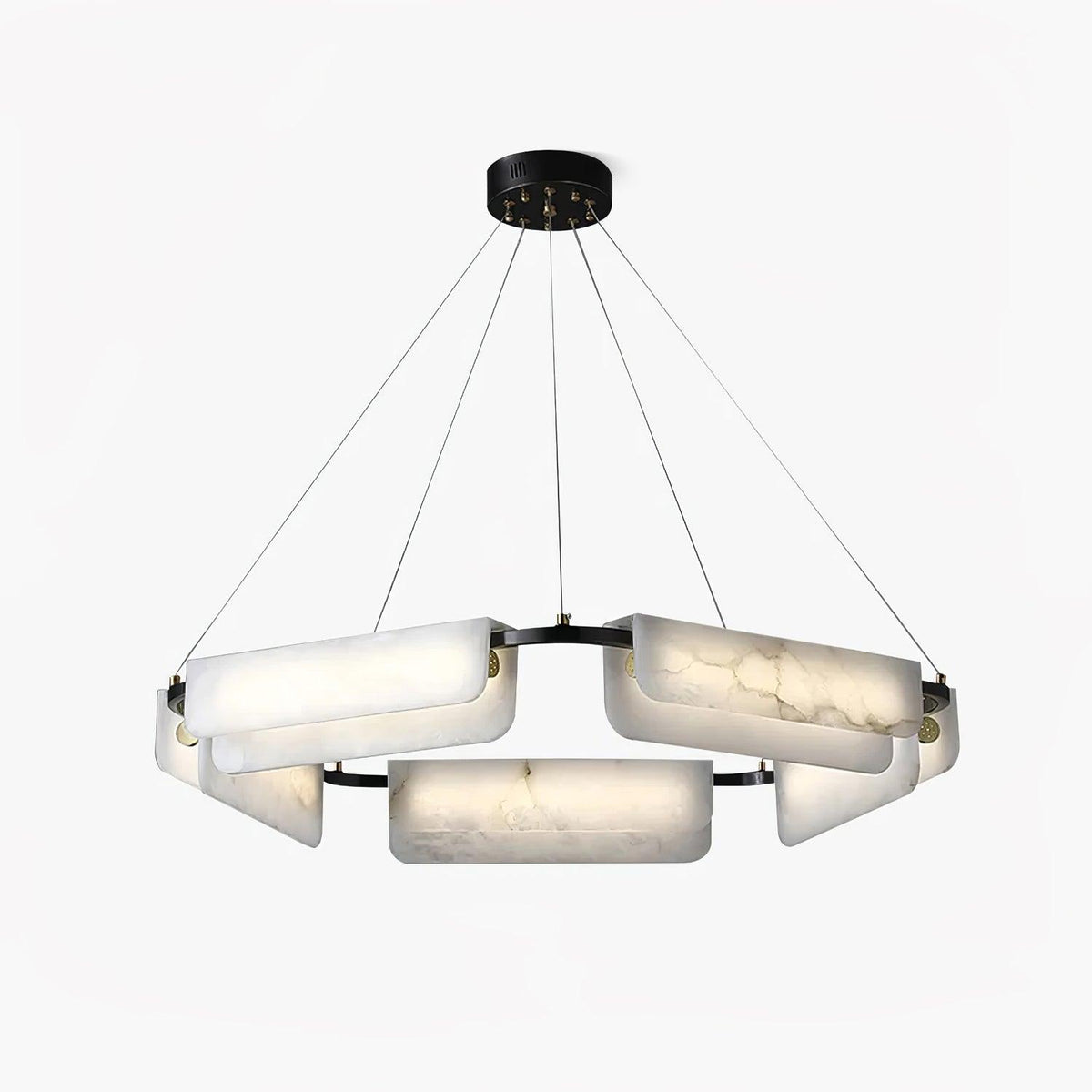 Circona hanglamp van albast