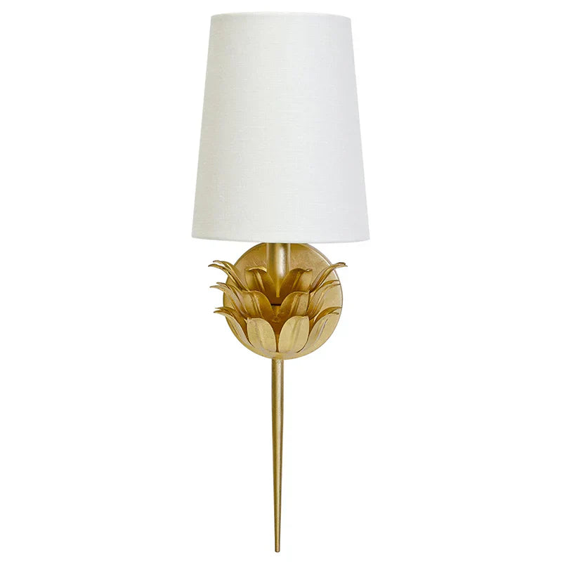 Alessio Minimalisme Metaal Stof Messing Zilver Wandlamp Eetkamer Slaapkamer