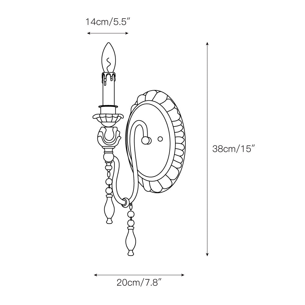Terialaria wandlamp