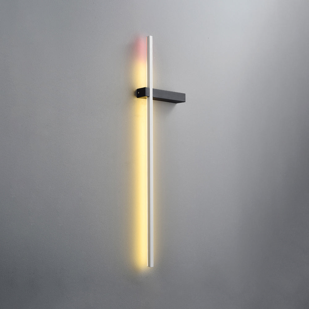 Edge Industriele LED Wandlamp Wit/Zwart/Rood Woon/Slaapkamer Metaal&Acryl