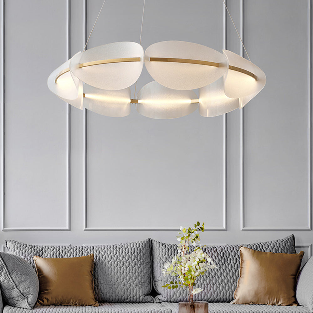 Bella Moderne Ringvormige Metalen Hanglamp Slaapkamer/Eetkamer