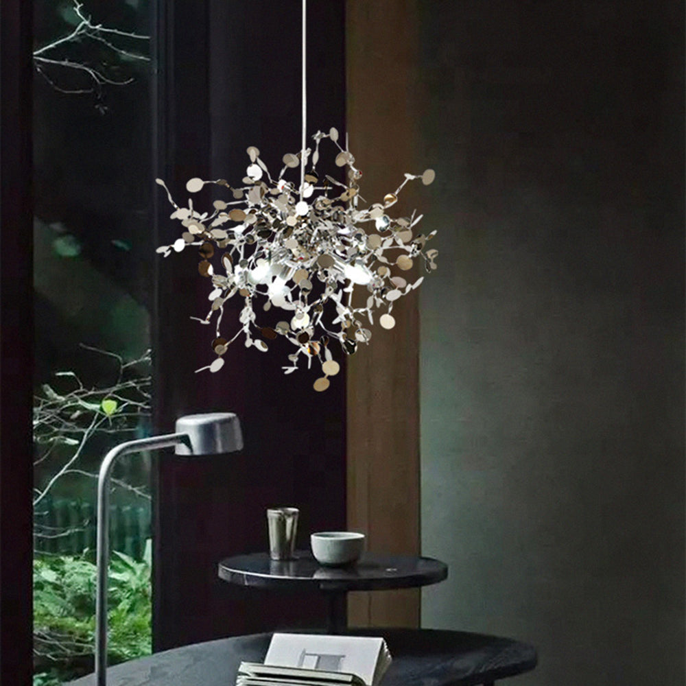 Olivia Design Vuurwerk LED Hanglamp Metaal Goud/Zilver Slaap/Woon/Eetkamer