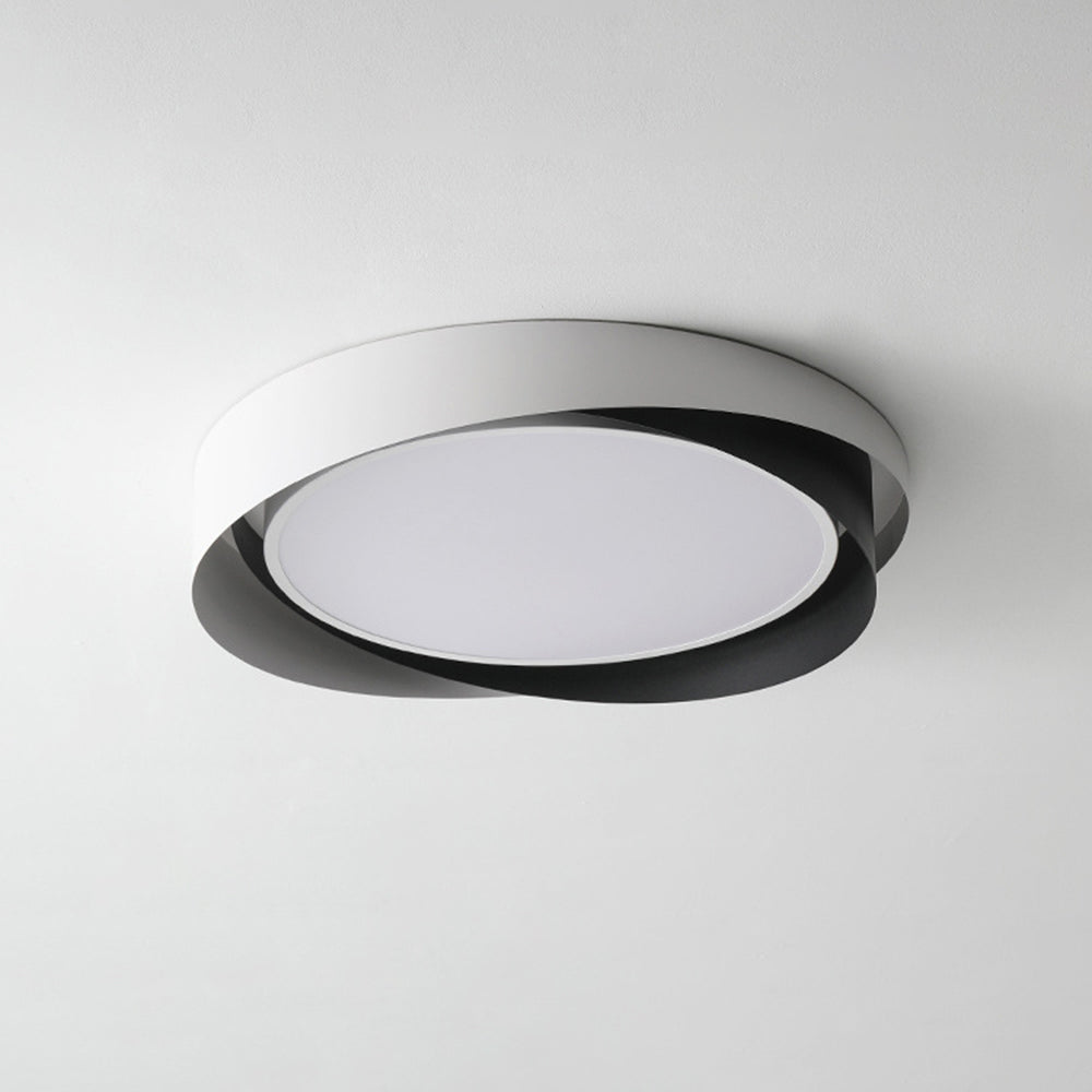 Quinn Moderne Design LED Geometrische Plafondlamp Metaal/Acryl Wit/Goud Woonkamer