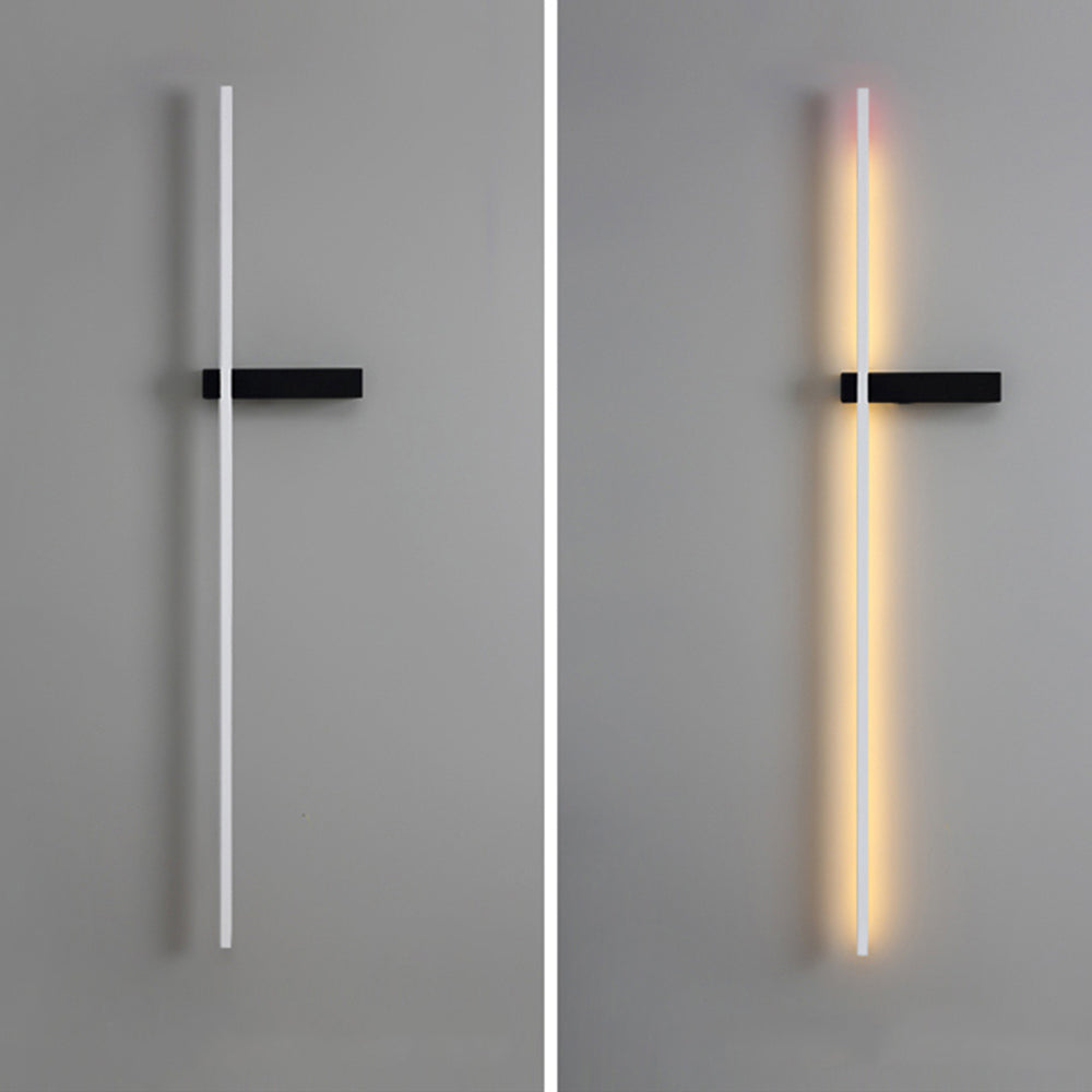 Edge Industriele LED Wandlamp Wit/Zwart/Rood Woon/Slaapkamer Metaal&Acryl