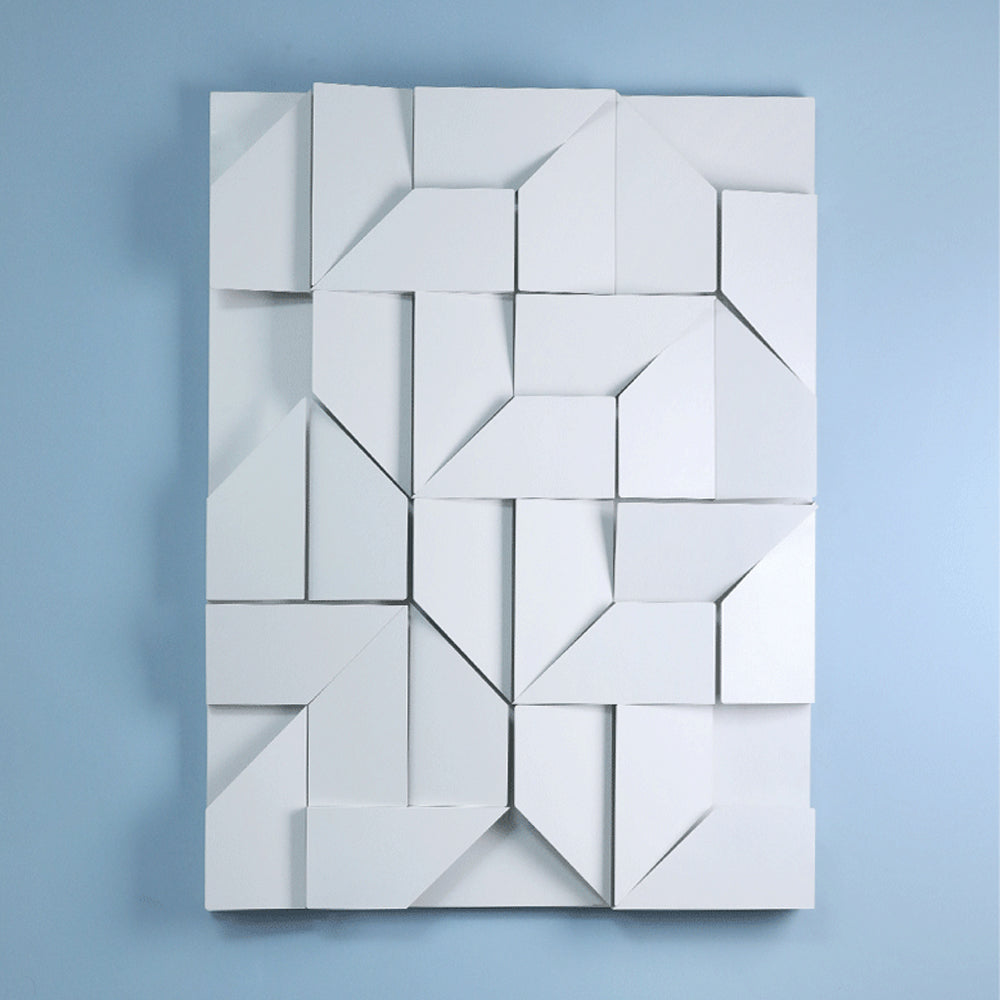 Eveline Design Rechthoekig LED Wandlamp Metaal Wit Slaap/Woon/Eetkamer