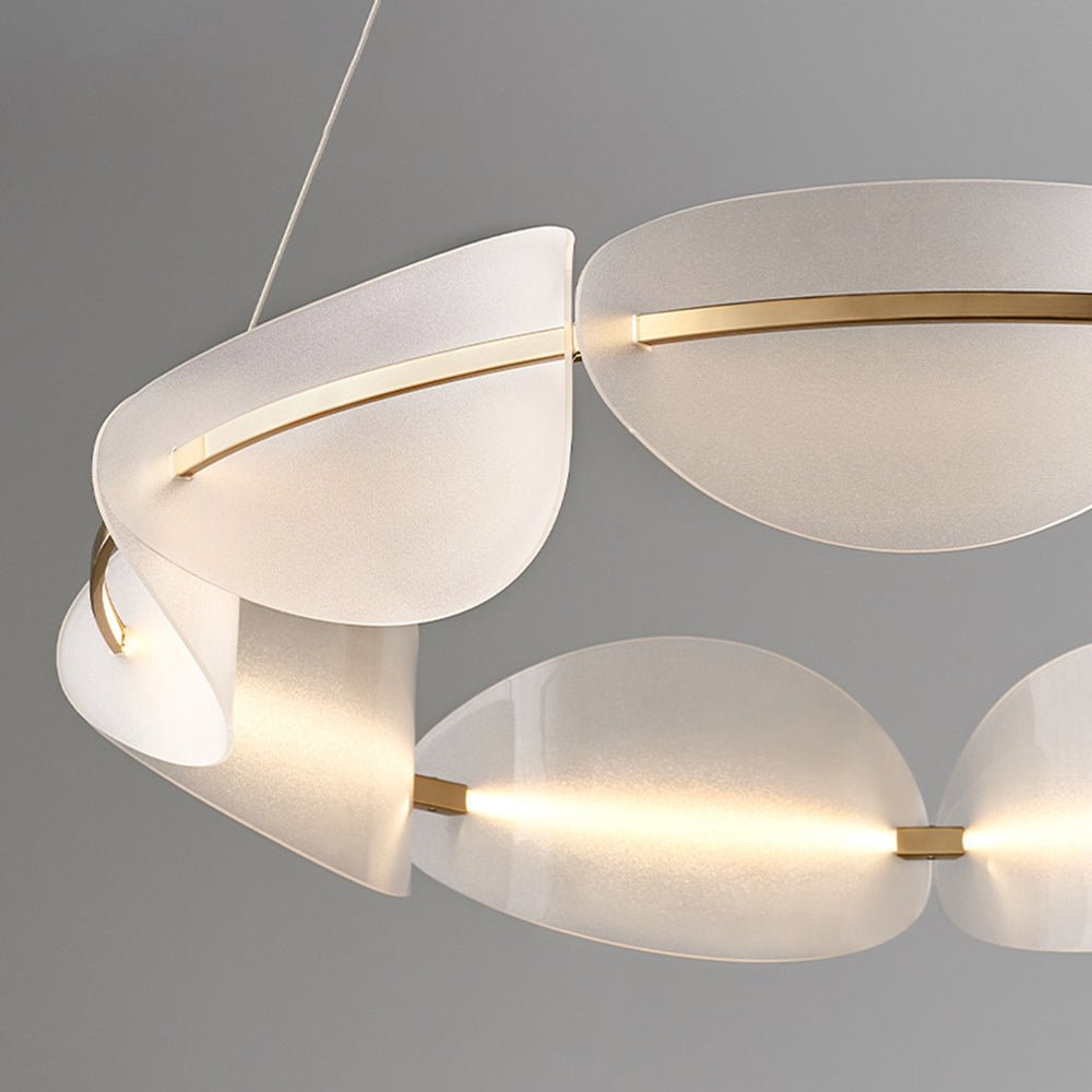 Bella Moderne Ringvormige Metalen Hanglamp Slaapkamer/Eetkamer