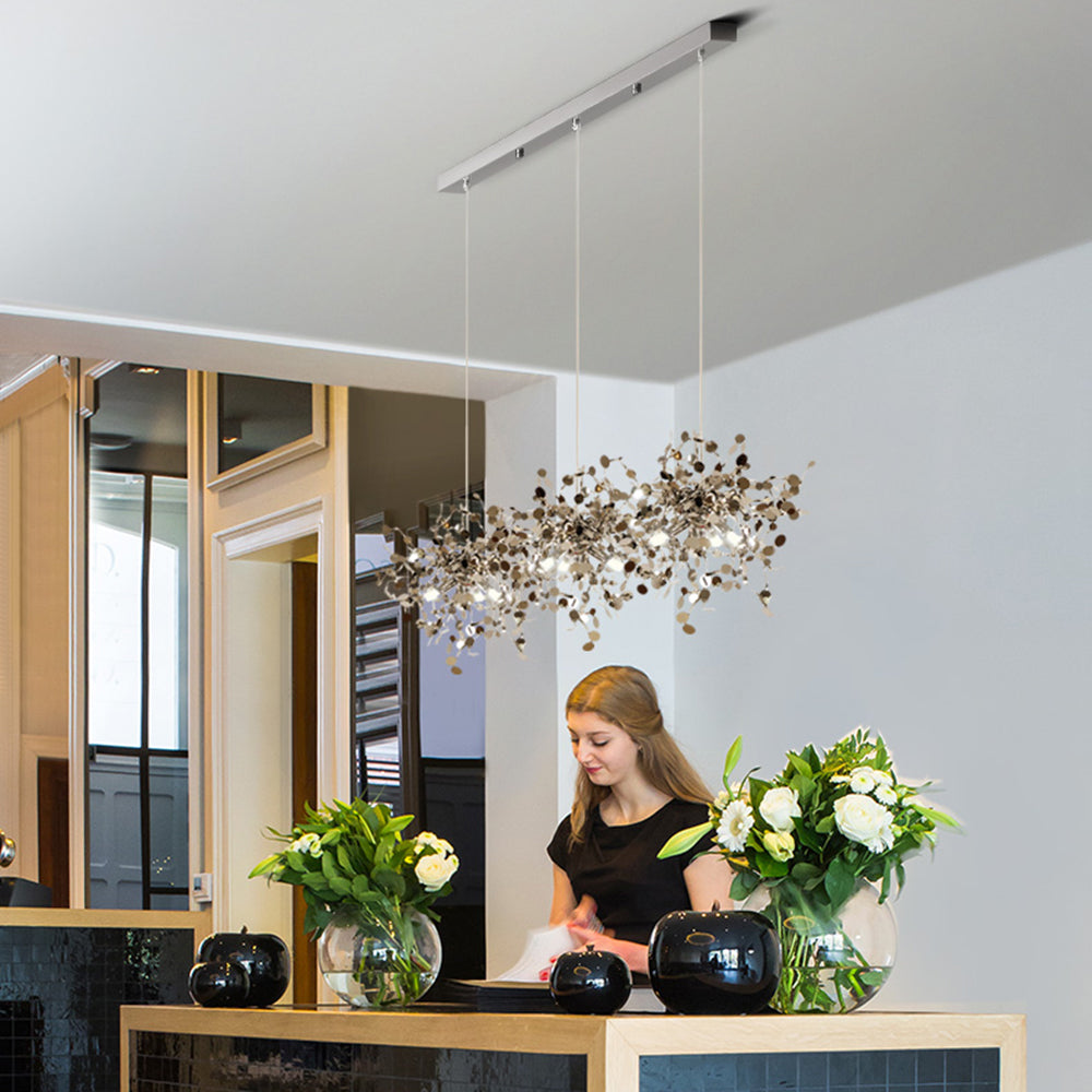 Olivia Design Vuurwerk LED Hanglamp Metaal Goud/Zilver Slaap/Woon/Eetkamer