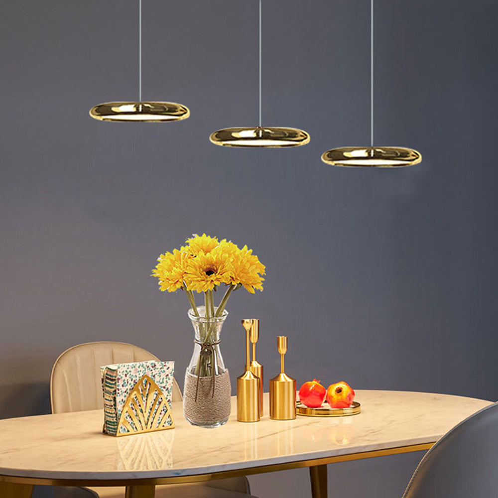 Welsh Minimalistisch Cirkel LED Hanglamp Metaal/Acryl Silver/Goud/Roségoud Slaap/Woon/Eetkamer