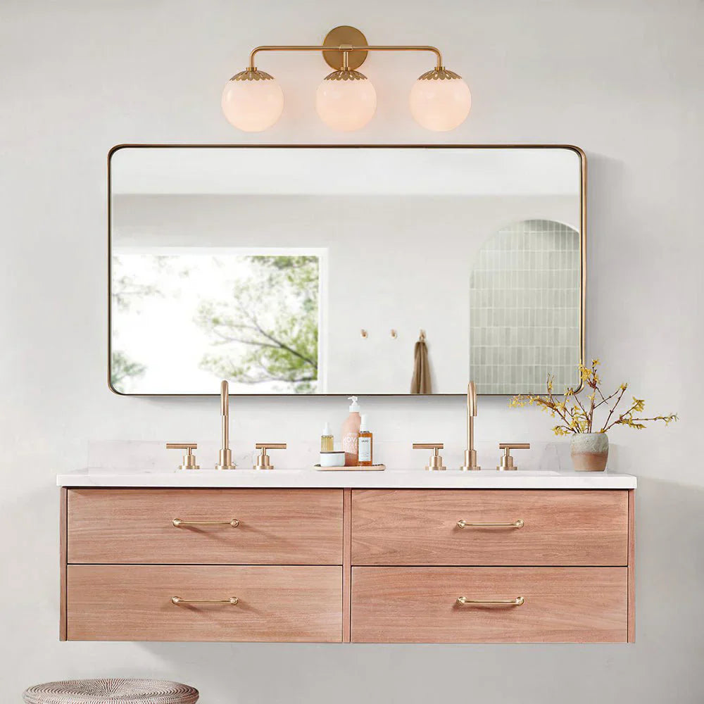 Alessio Minimalisme Metaal Glas Messing Zwart Nikkel Wandlamp Eetkamer Slaapkamer