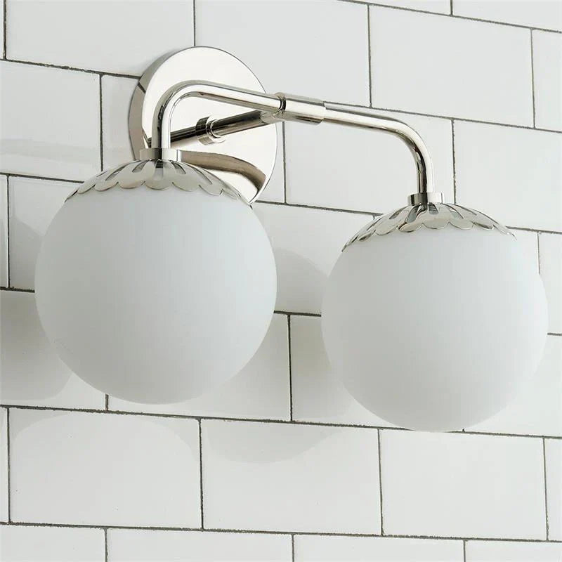 Alessio Minimalisme Metaal Glas Messing Zwart Nikkel Wandlamp Eetkamer Slaapkamer