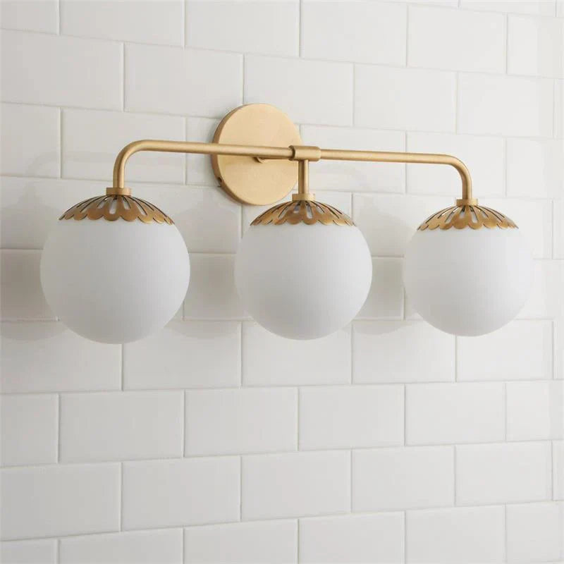 Alessio Minimalisme Metaal Glas Messing Zwart Nikkel Wandlamp Eetkamer Slaapkamer