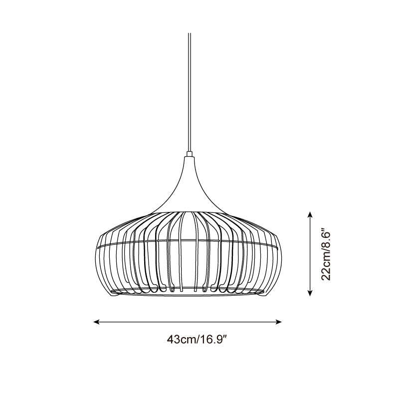 Vexo Natuurlijke Bamboe Rotan hanglamp