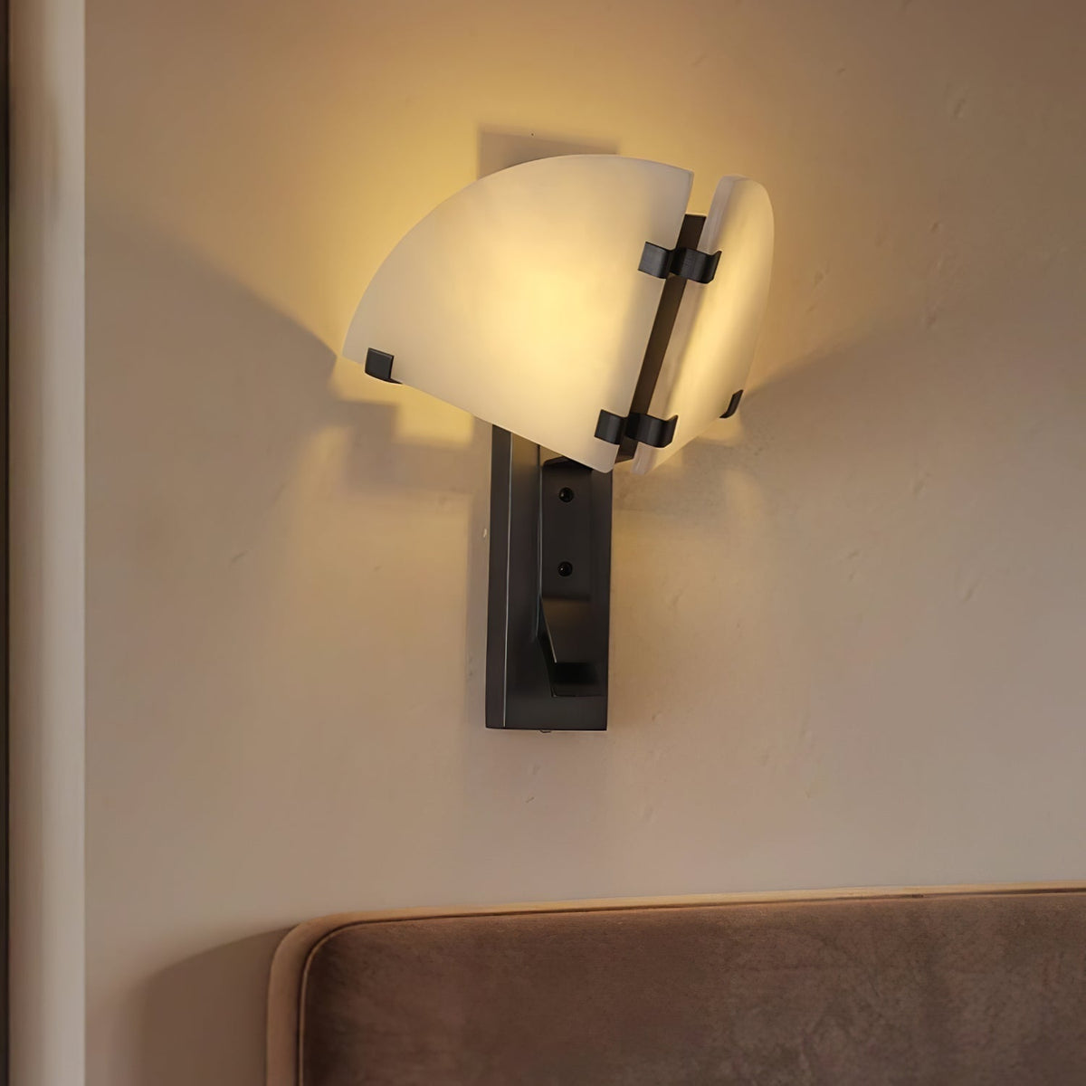 Selesta Moderne wandlamp van albast