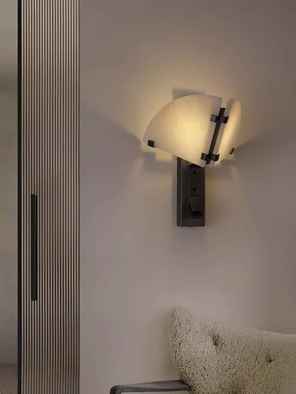Selesta Moderne wandlamp van albast