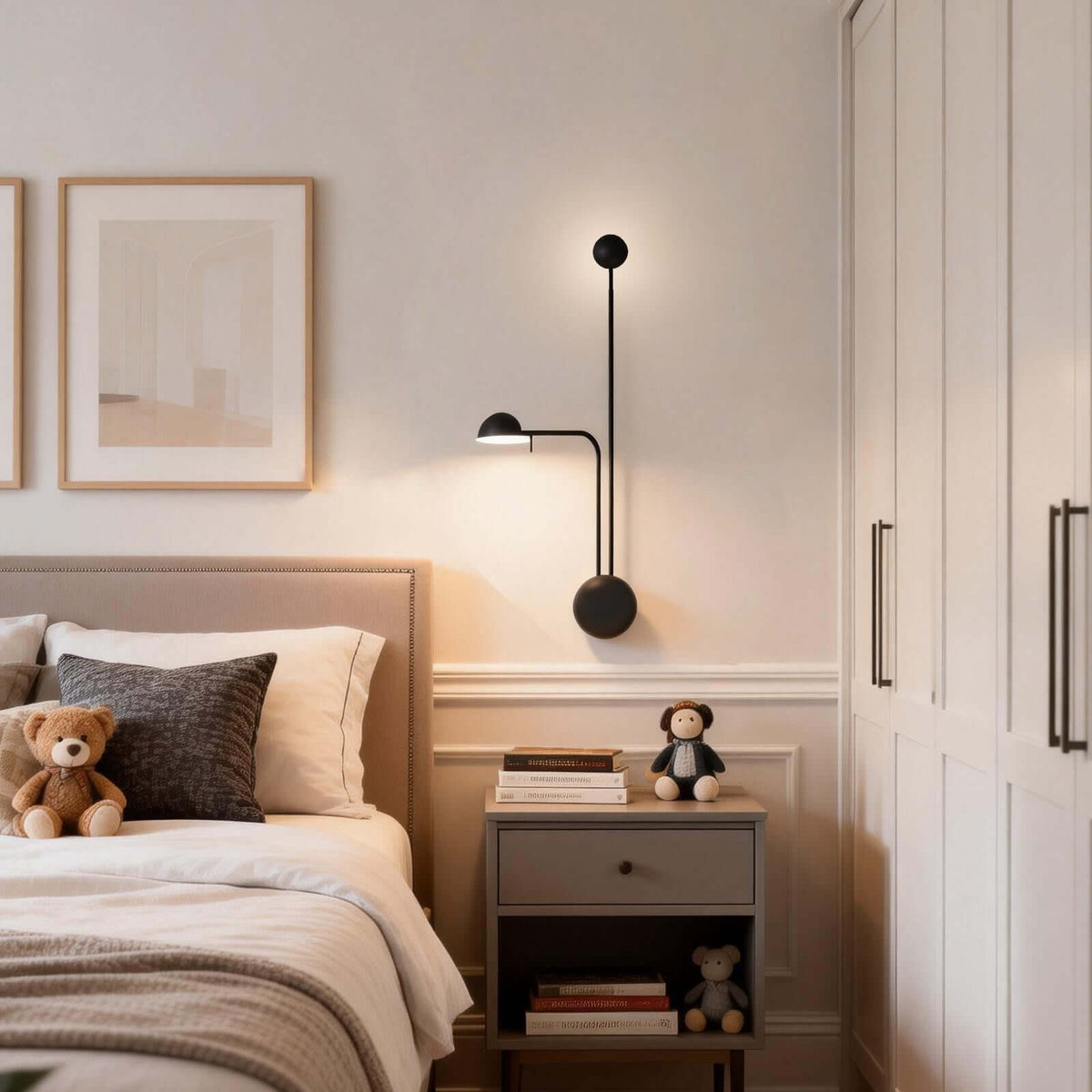 Disc Base koepelvormige wandlamp
