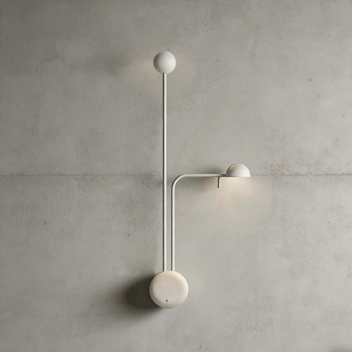 Disc Base koepelvormige wandlamp