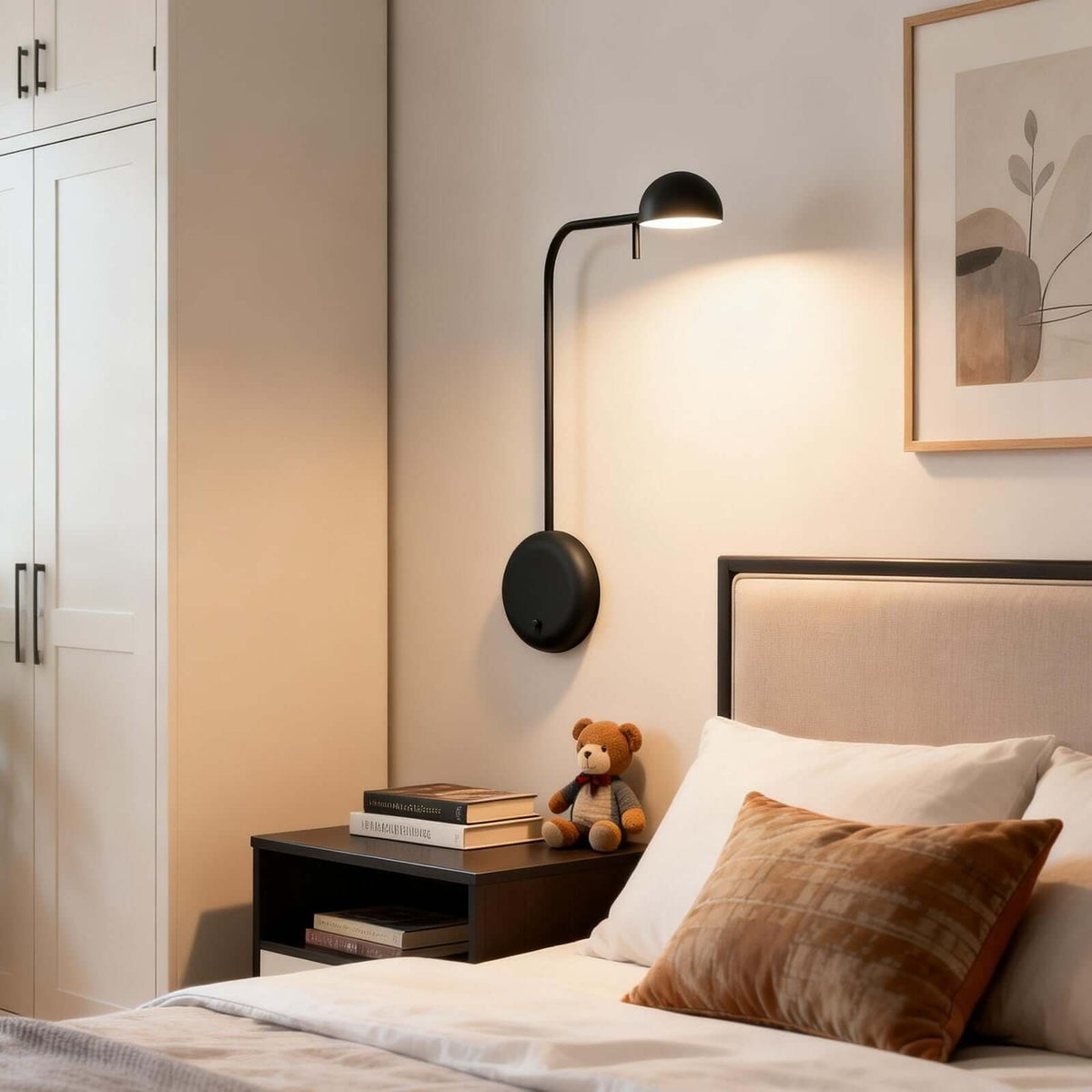 Disc Base koepelvormige wandlamp