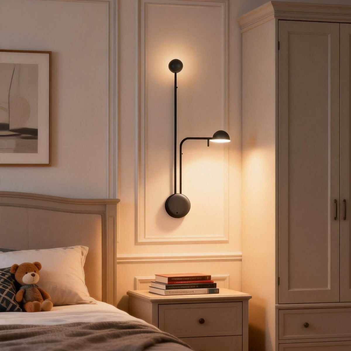 Disc Base koepelvormige wandlamp