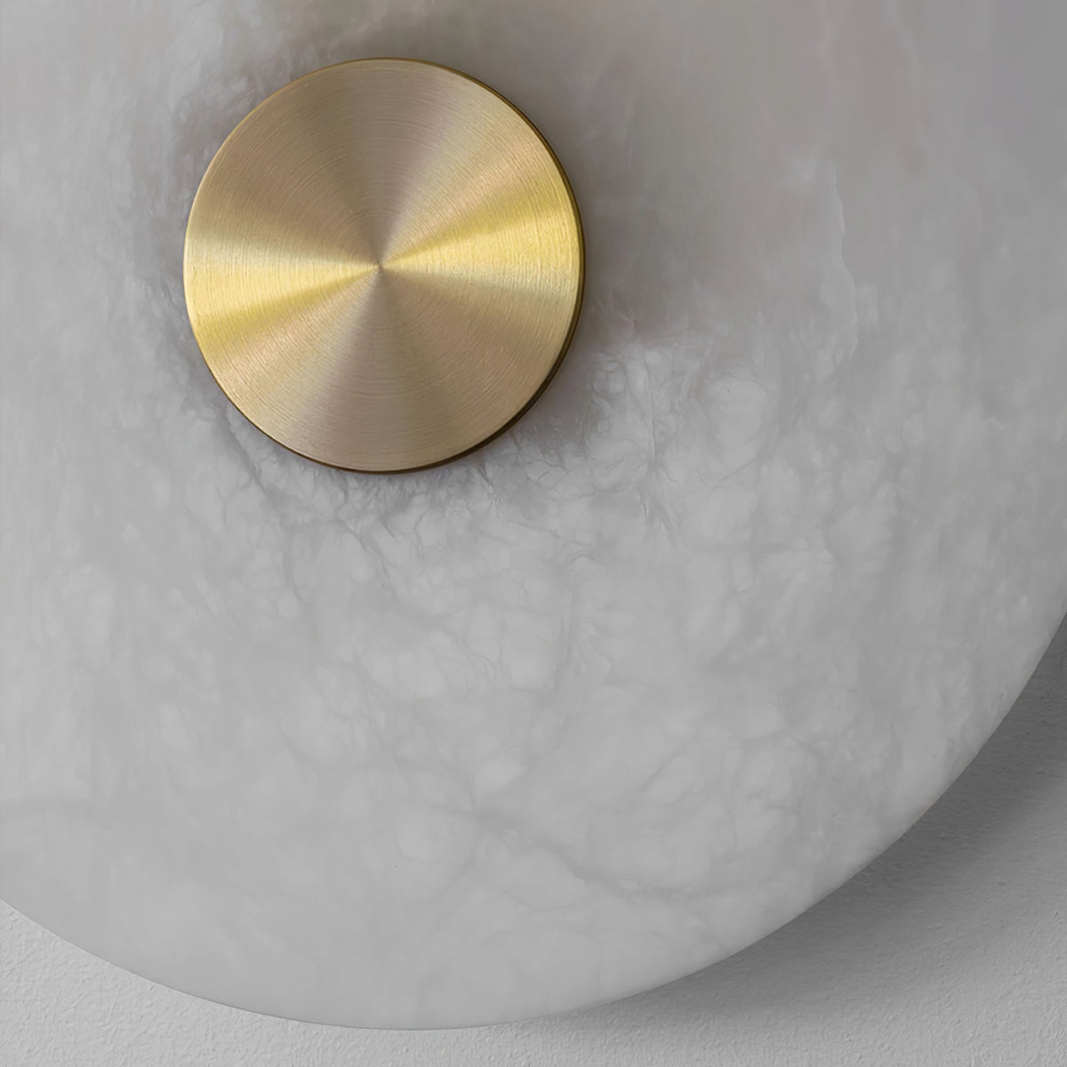 Selina Minimalistische plafondlamp van albast